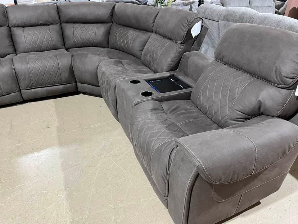 Reclining Sofa Sectional Smart Bluetooth Speakers