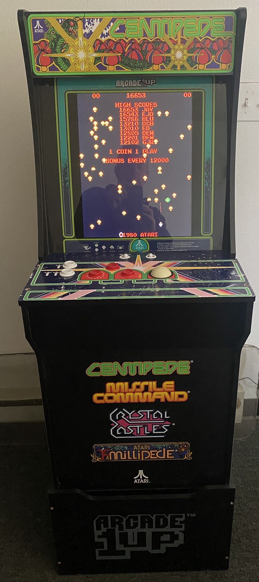 Arcade 1Up Centipede 4 In 1 Arcade Game