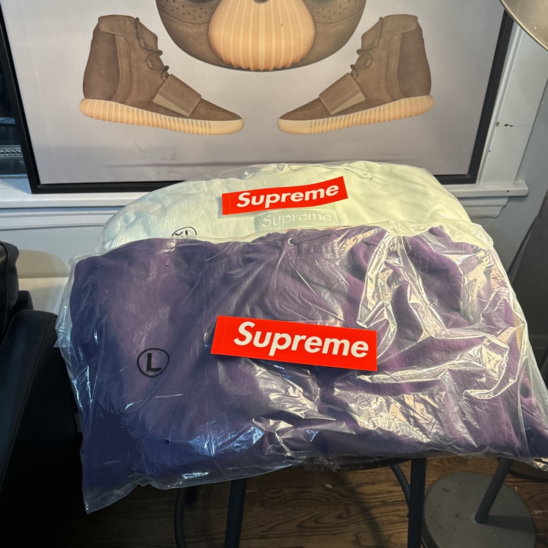 Supreme Box Logo Sz Large Purple
