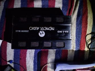 Nemesis 2500 watt mono amp