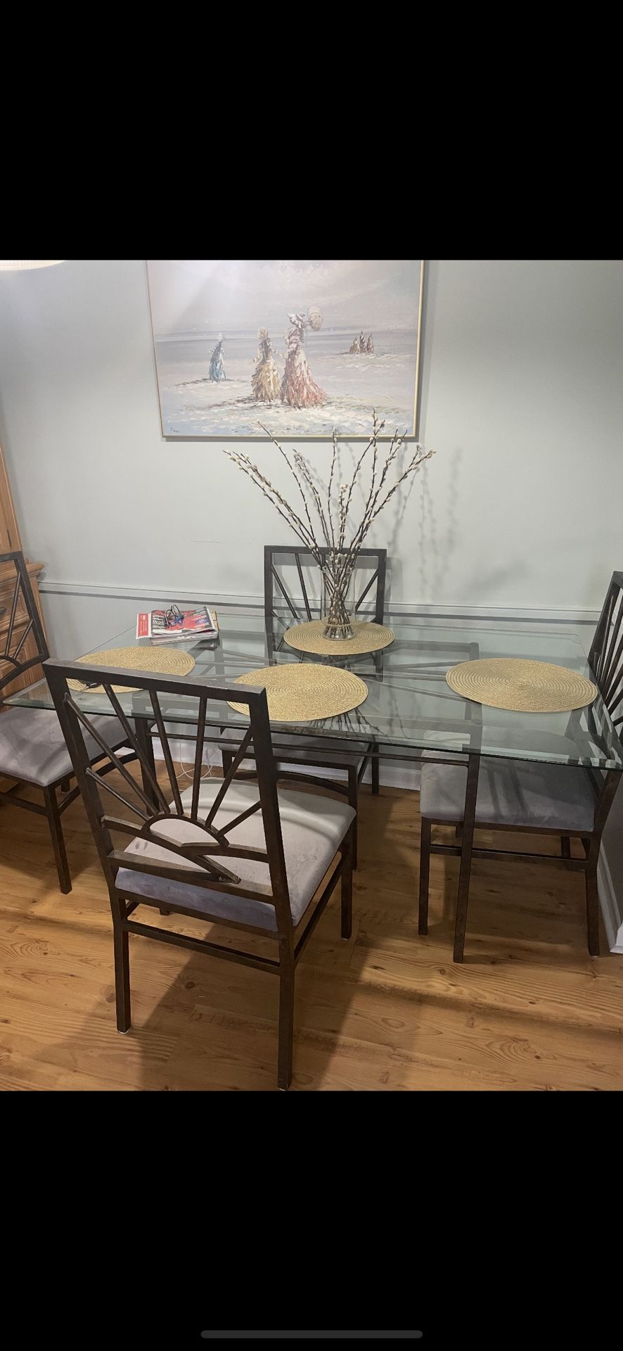 Dining Table With Four Chairs
