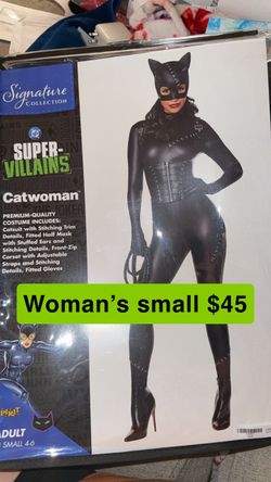 DC Catwoman Halloween Costume Women's Small