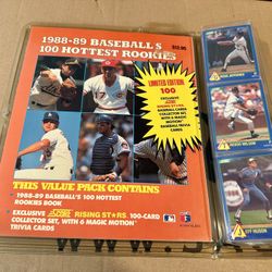 ‘89 100 Hottest Rookies Baseball Cards