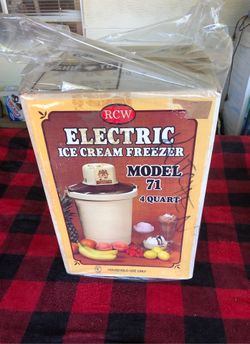 Electric Ice Cream Freezer