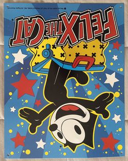 Felix the Cat Tin Sign, 16Lx12.5