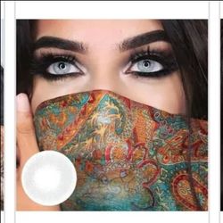 Snow flake color contacts