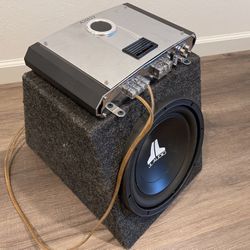 jl audio 10” y amp funsiona bien 