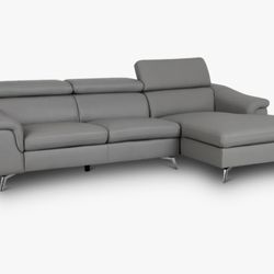 City Furniture Gray Micro Right Chaise Sectional