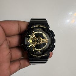 Gold And Black Watch