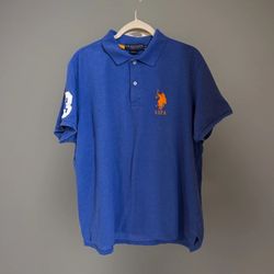 Polo Assn Vintage Challenge Cup T-Shirt Men’s XL Rare Logo Blue PRL