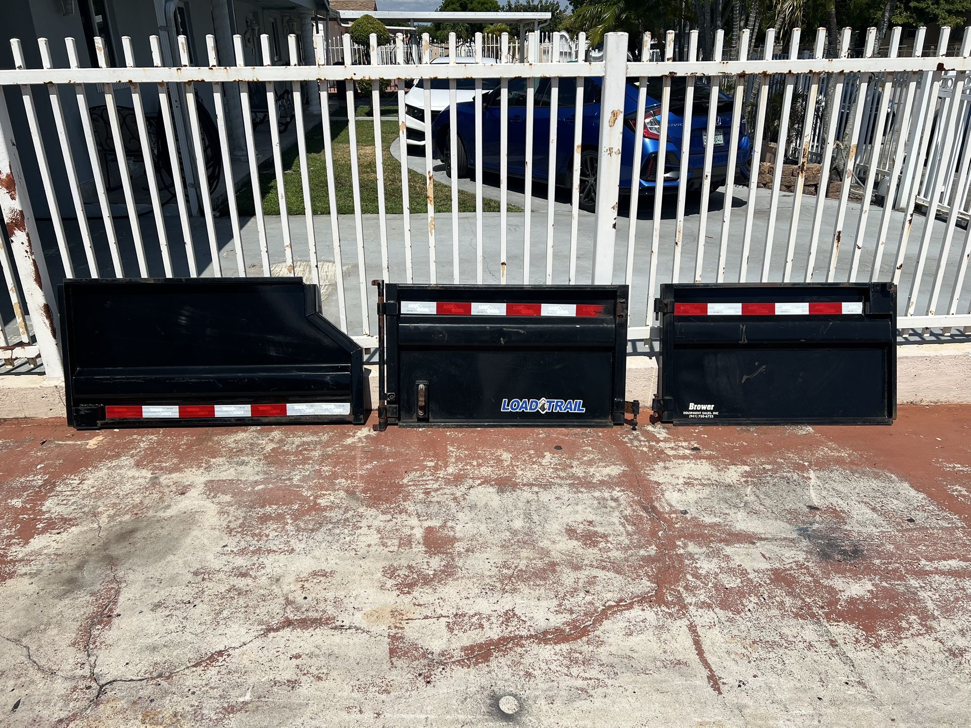 Dump Trailer Tail Gate Doors Total of (3)