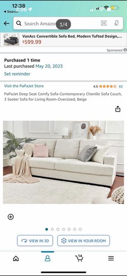 White couch
