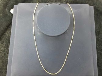 Rope Chain - Yellow Gold 14k (.585) 3.8 grams 20 inch