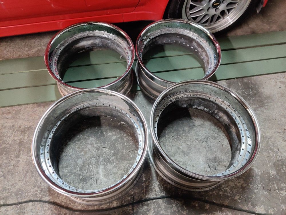 20" US Spec 40 Holes Reverse Wheel Lips And Barrels