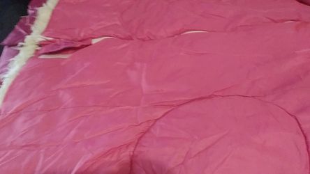 Pink sleeping bag