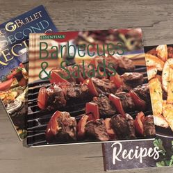 π 3 Recipe Books for Cooking, Grilling/BBQ, Appetizers, Smoothies and Air Frying (brand new)