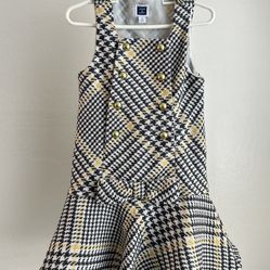 Janie & Jack plaid wool dress size 4
