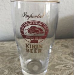 Japanese Kirin Beer Glasses