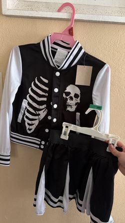 Kids Skeleton Halloween Costume Set