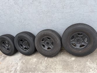Silverado Rims 16”s LT265/75/16