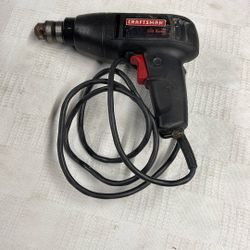 Tool- Vintage Sears Craftsman 3/8 Corded Power Drill