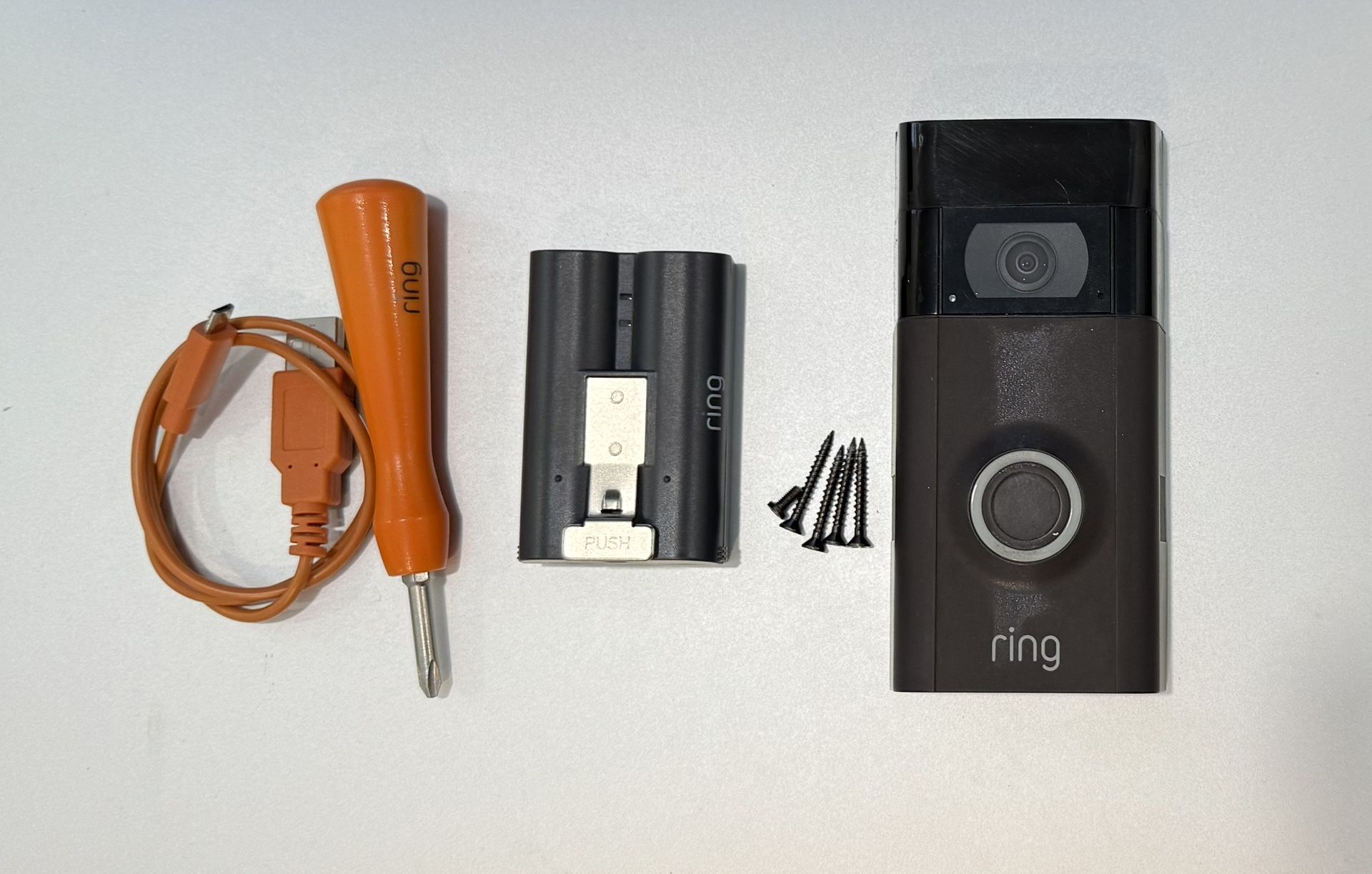 Ring 2 Video Doorbell With Battery And 2 Chimes!
