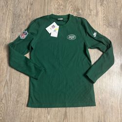NWT Nike New York Jets NFL On Field Pullover Green Men's Size S