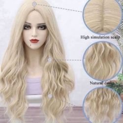 blonde synthetic wig