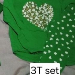 3t ST PATTYS OUTFIT 