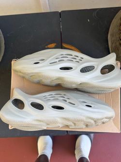 Adidas foam runner sand