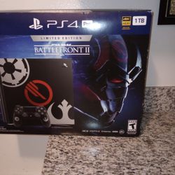 Sony Limited Edition PS4 Pro 1TB Star Wars Battlefront II