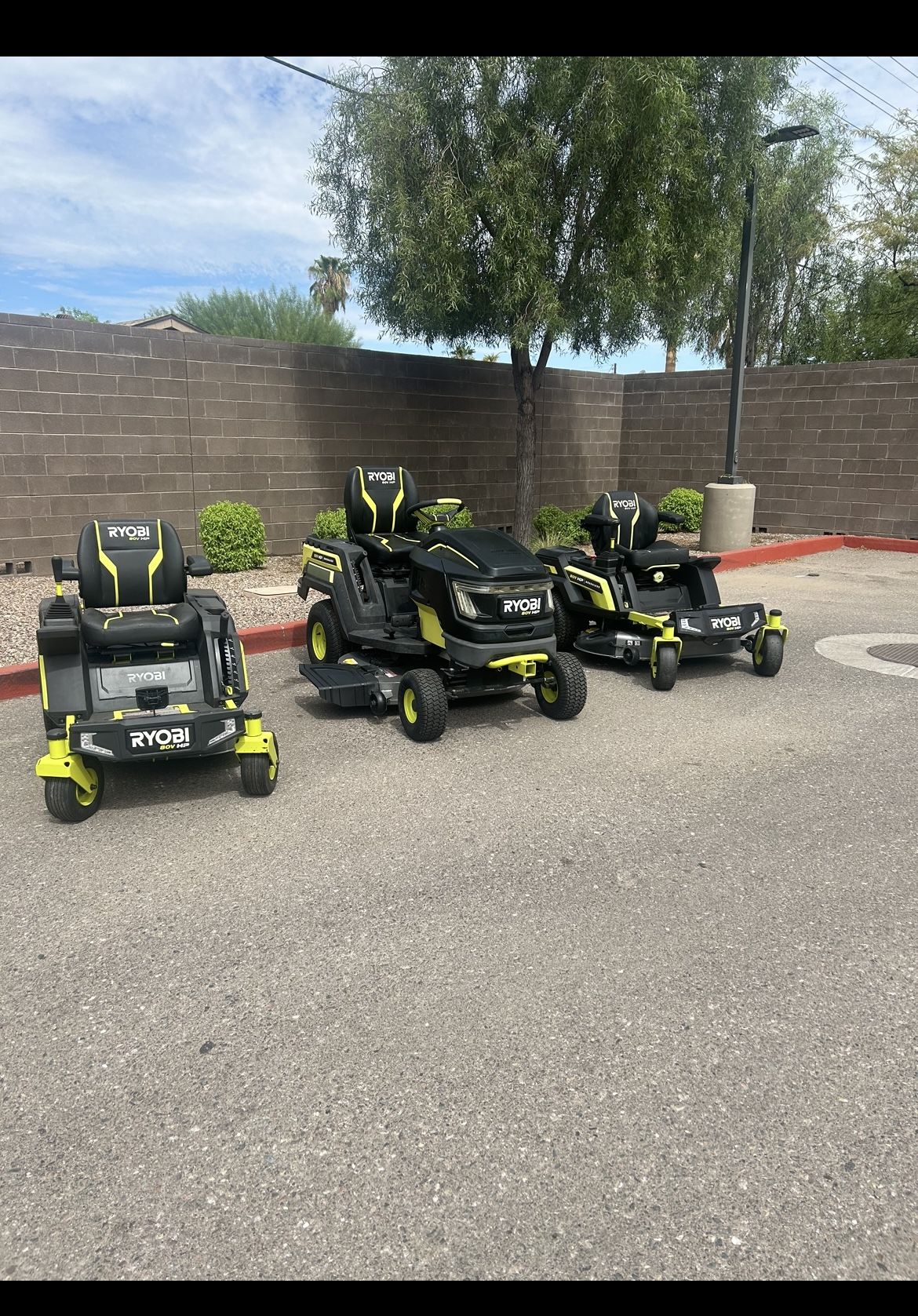 Ryobi Riding Lawnmower With Warranty Brand New