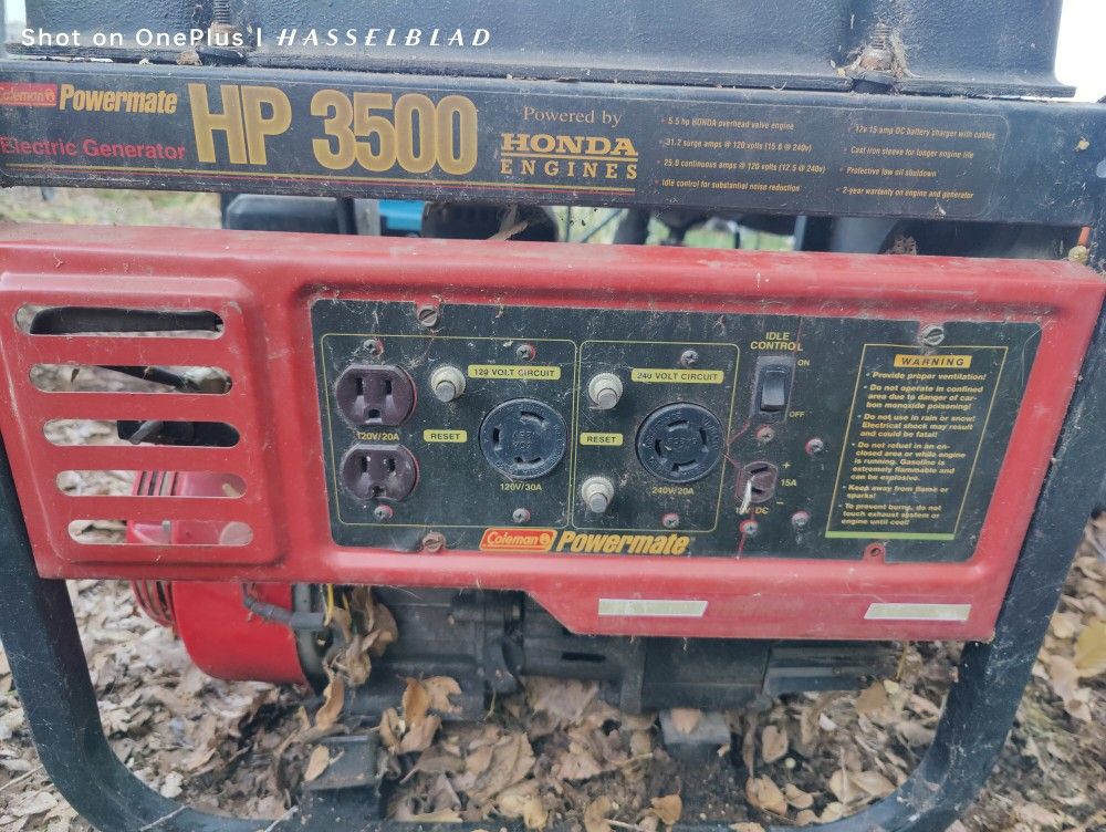 Coleman 3500 Generator Make Offer