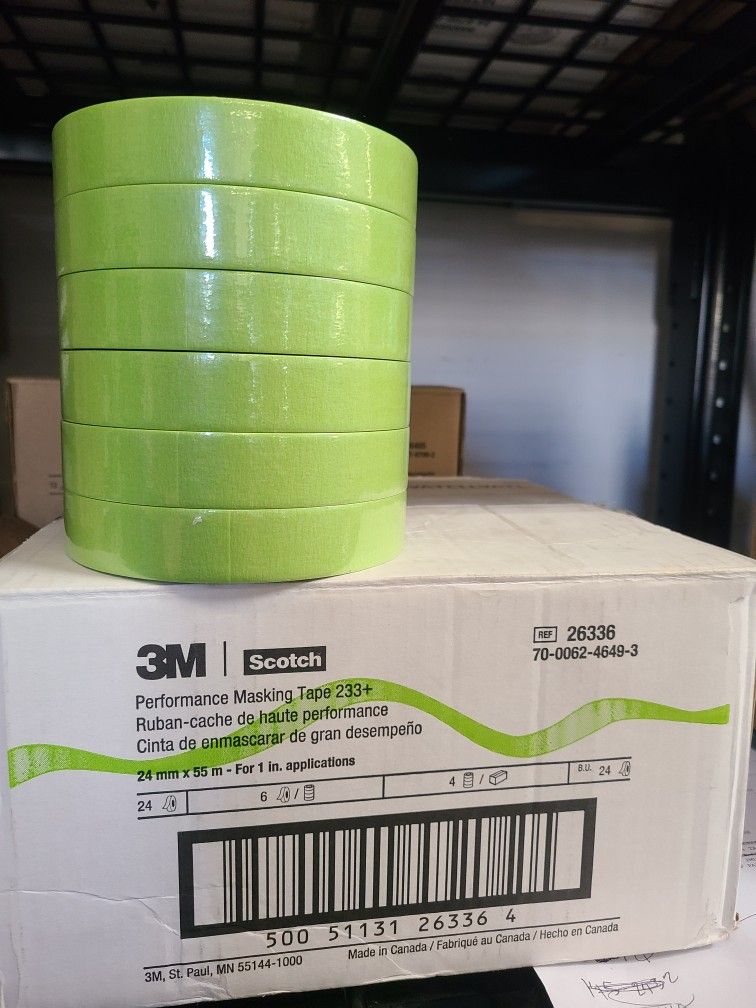 3M Green 233+ Tape 1"