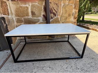 Faux Marble Coffee Table