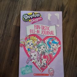✨ Shopkins Shoppies Fun-Tastic Fill-In Journal (Includes Stickers!) ✨