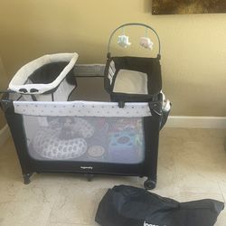 Ingenuity Portable Playard with Changing Table, Play Pen, Bassinet