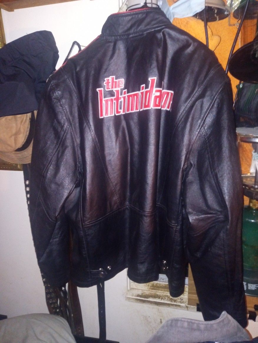 Dale Earnhardt X L Leather Bomber Jacket Like No