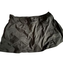 Catalina Black Swimsuit Skirt Bottom. Size 1X (16W).