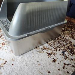 Stainless Steel Tall Cat Litter Box