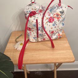 Fioretta Italian Embossed Genuine Leather Flower Pattern Crossbody Shoulder Bag Handbag For Women