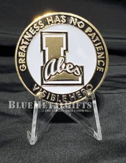 Lincoln High School coin - BlueMetalGifts