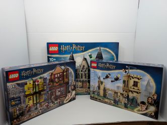 LEGO Harry Potter 3-Set Lot - Malfoy Manor (76453), Quidditch (76452), Flying Lessons (76447) - Sealed