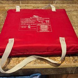 Sterns Seat Cushion Floatation Device 