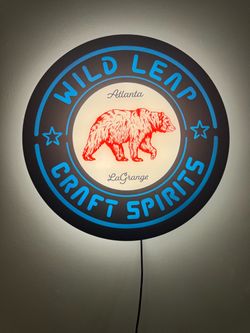 Wild Leap bar sign