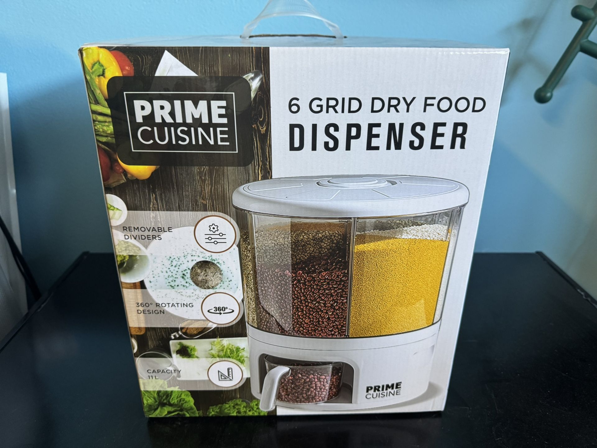 6 Grid dry Food Dispenser