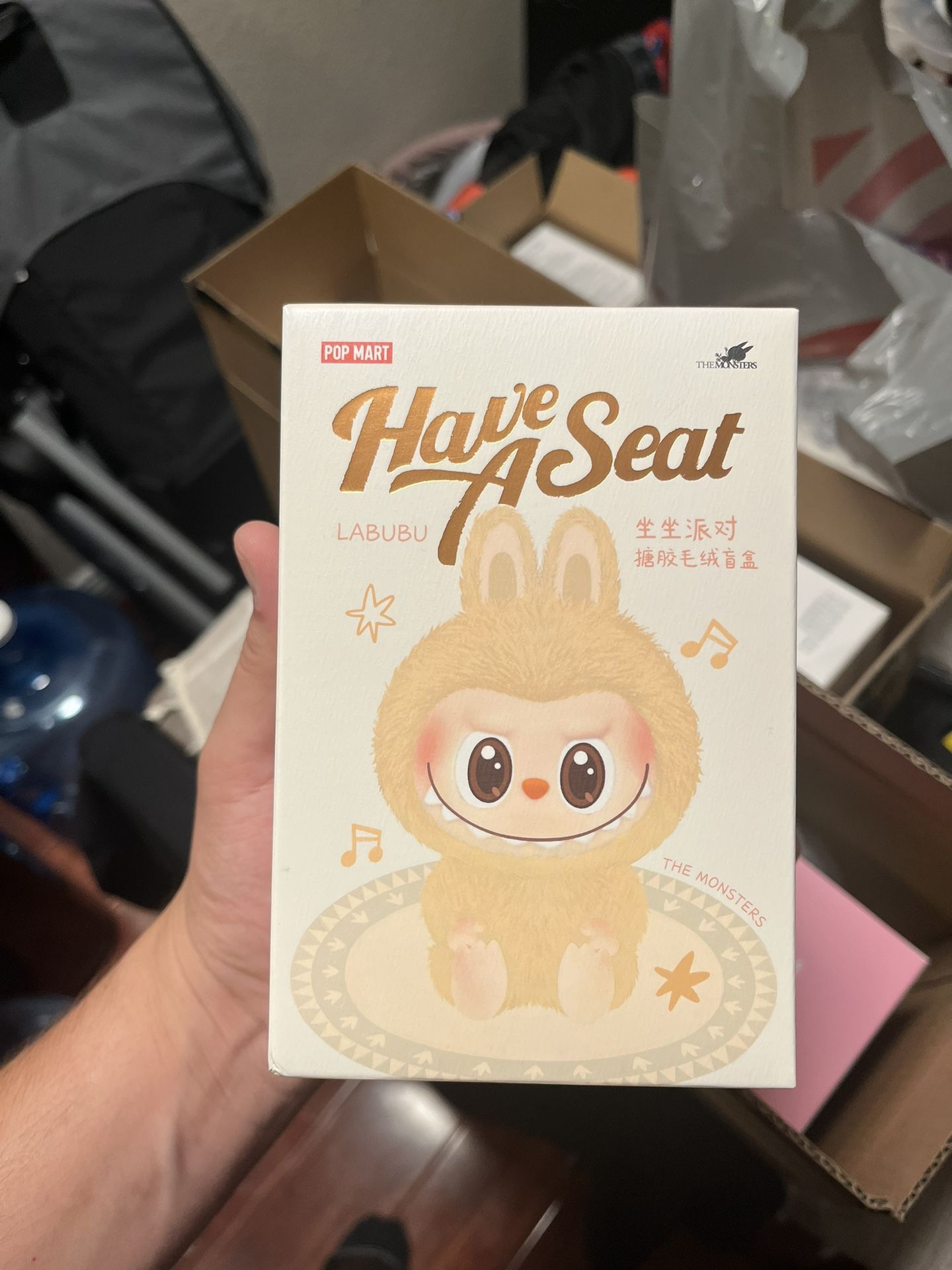 Have A Seat Labubu Sisi Beige Color