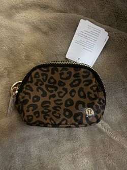 Lululemon Small Leopard Pouch