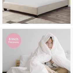 PayLessHere 8 Inch Full Gel Memory Foam Mattress Fiberglass Free/CertiPUR-US Certified/Bed-in-a-Box/Cool Sleep & Comfy Support/Mattress in a Box