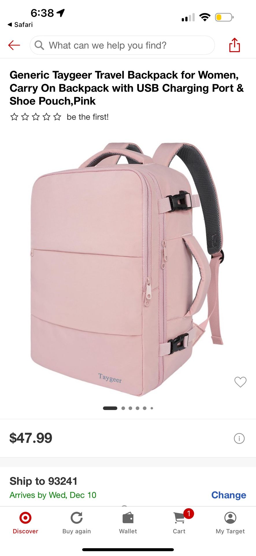 Taygeer Travel Backpack